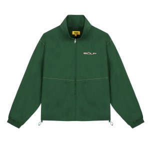 Golf Wang Bolt Jacket Dark Green | CQNWYB627