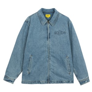 Golf Wang Deuce Denim Jacket Blue | EQIBVR849