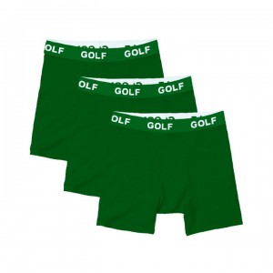 Golf Wang Logo 3pk Briefs Green | VOXMZB392