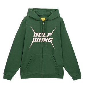 Golf Wang Maddox Zip Up Hoodie Green | SGCYNO231