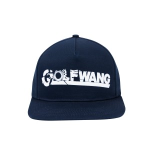 Golf Wang Ricochet 5 Panel Hat Navy | AWEXUM640