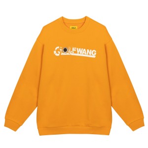 Golf Wang Ricochet Crew Neck Sweaters Orange | AFOIRB507