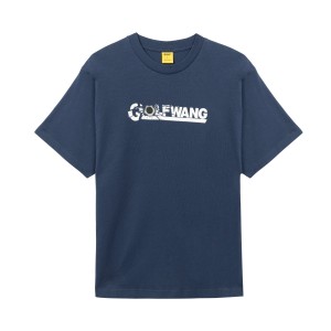 Golf Wang Ricochet T-shirt Navy | YGEVTL942