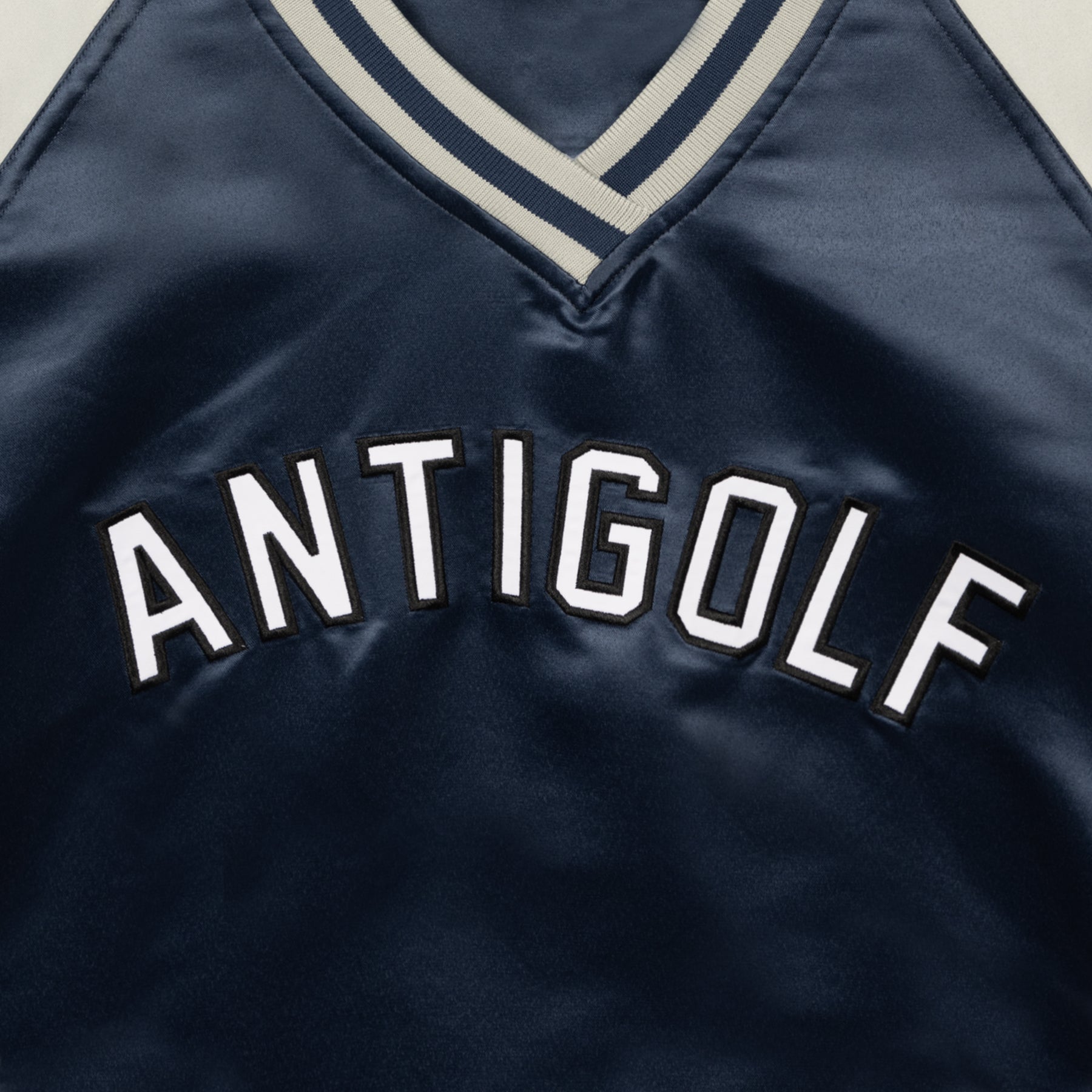 Golf Wang Antigolf Satin Pullover Navy | YSCQIF709