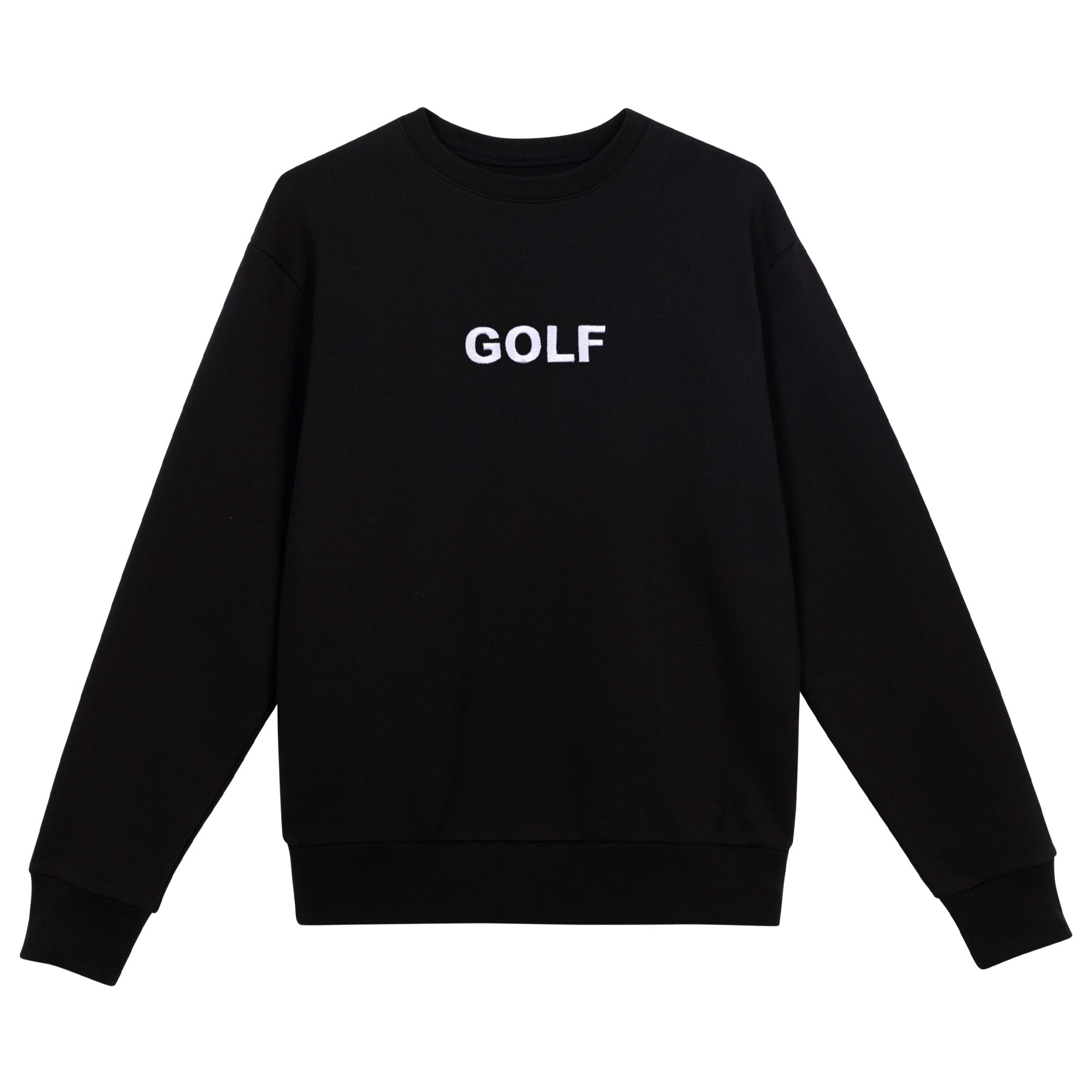 Golf Wang Basic Logo Crew Neck Sweaters Grey | GRNSHY017