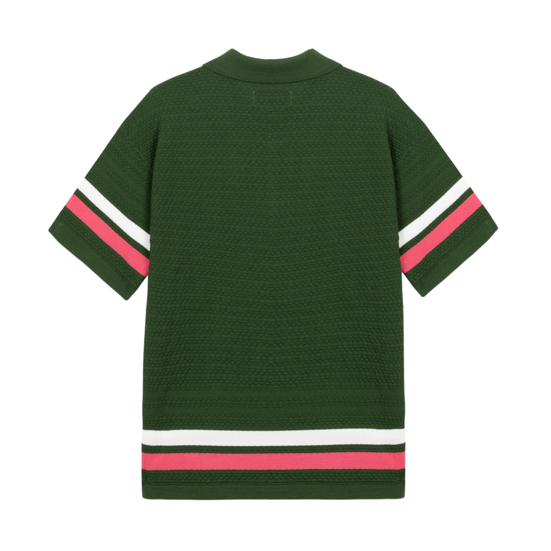 Golf Wang Caddy Striped Polo Shirt Dark Green | CGPDHX923