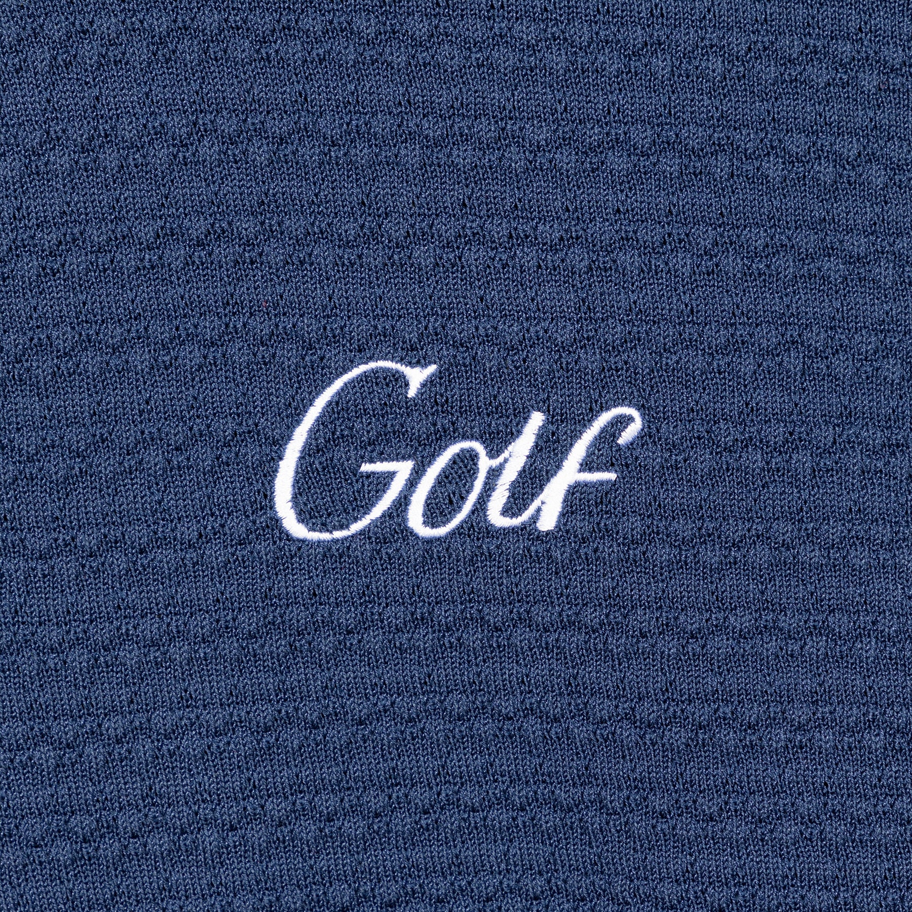 Golf Wang Caddy Striped Polo Shirt Navy | HJVWEY642