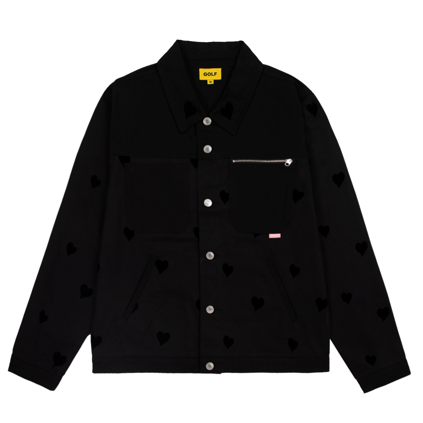 Golf Wang Crush Shop Jacket Black | AYRXTD906