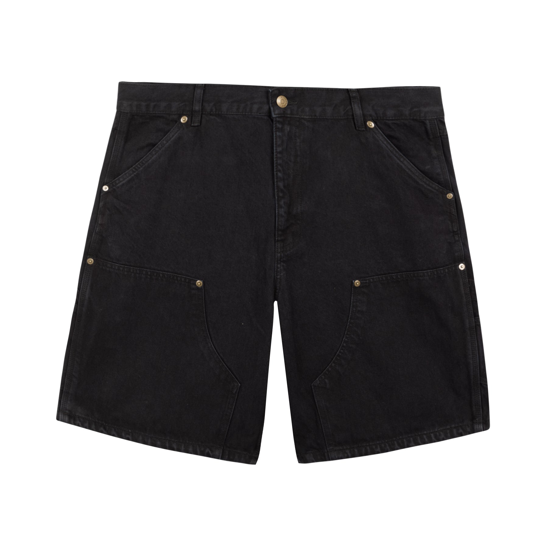 Golf Wang Deuce Denim Denim Shorts Black | BKYRWV718