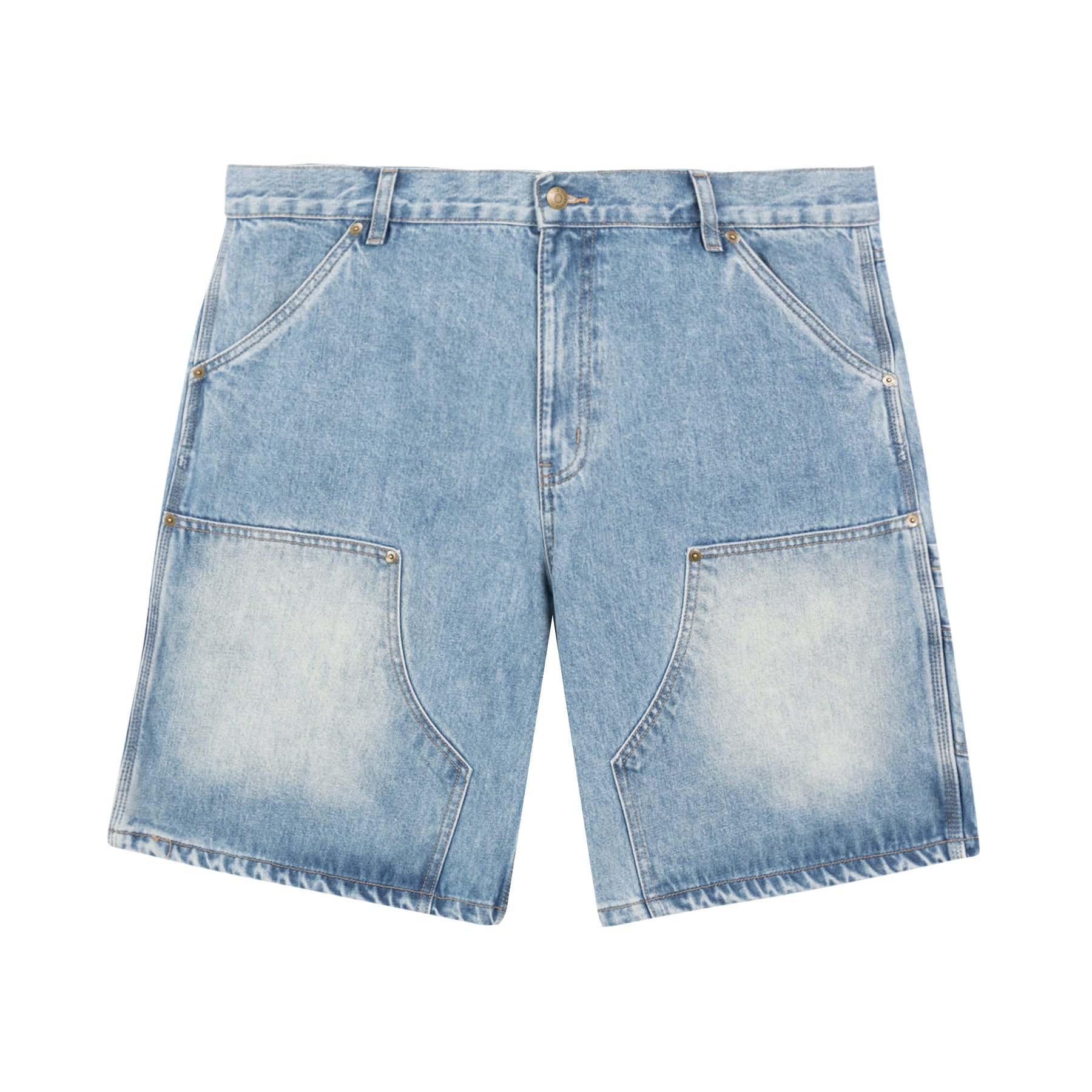 Golf Wang Deuce Denim Denim Shorts Blue | DGXFLQ264