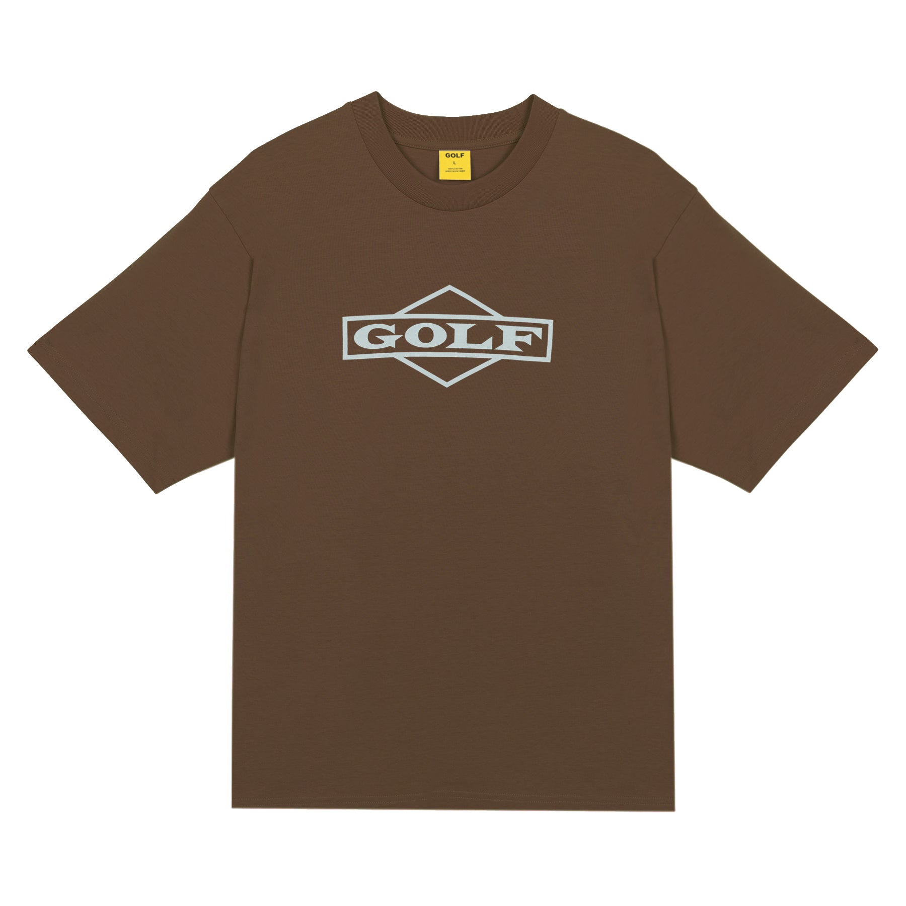 Golf Wang Deuce T-shirt Brown | OBQANM960