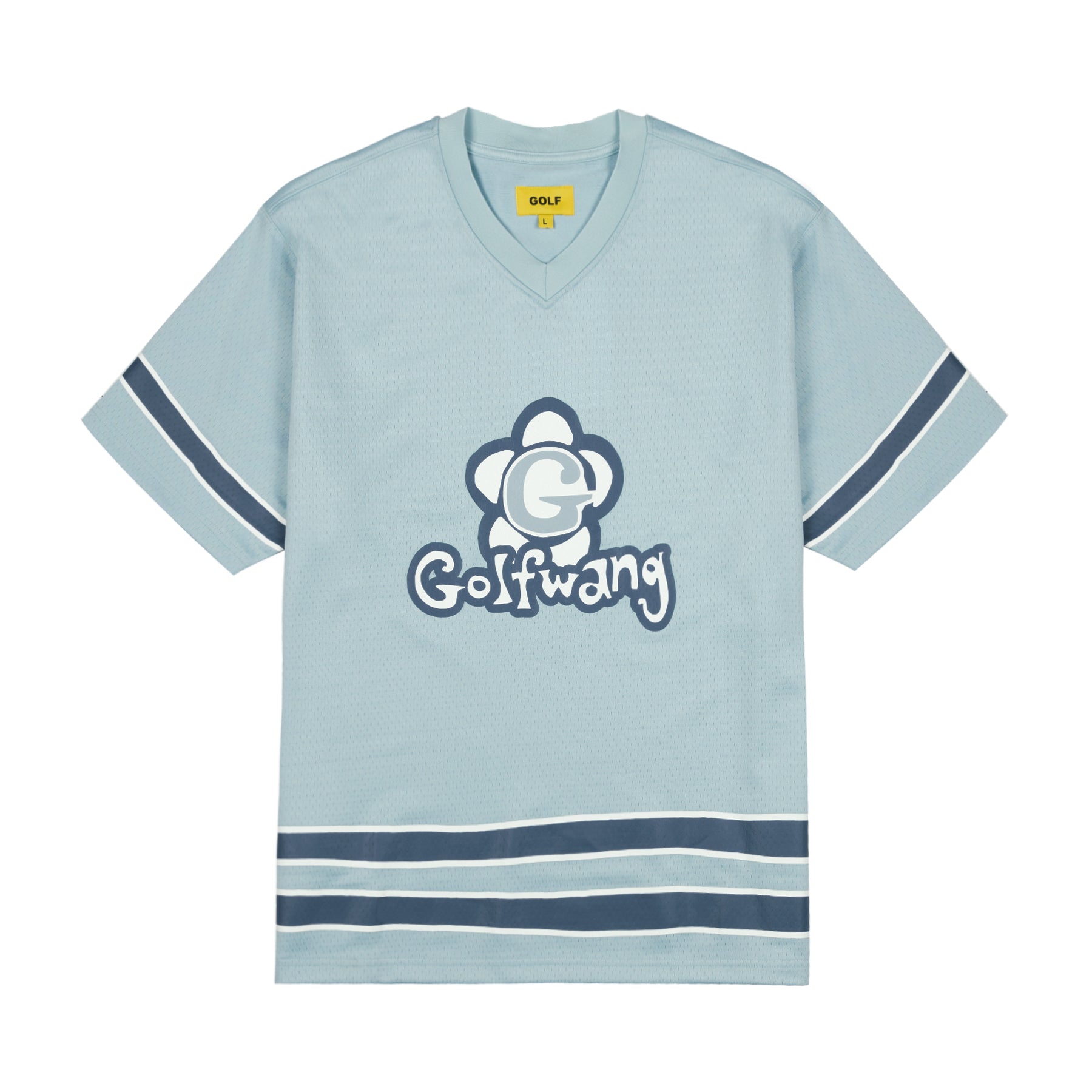 Golf Wang Gayola Mesh Jersey Light Blue | ZTHAXQ382