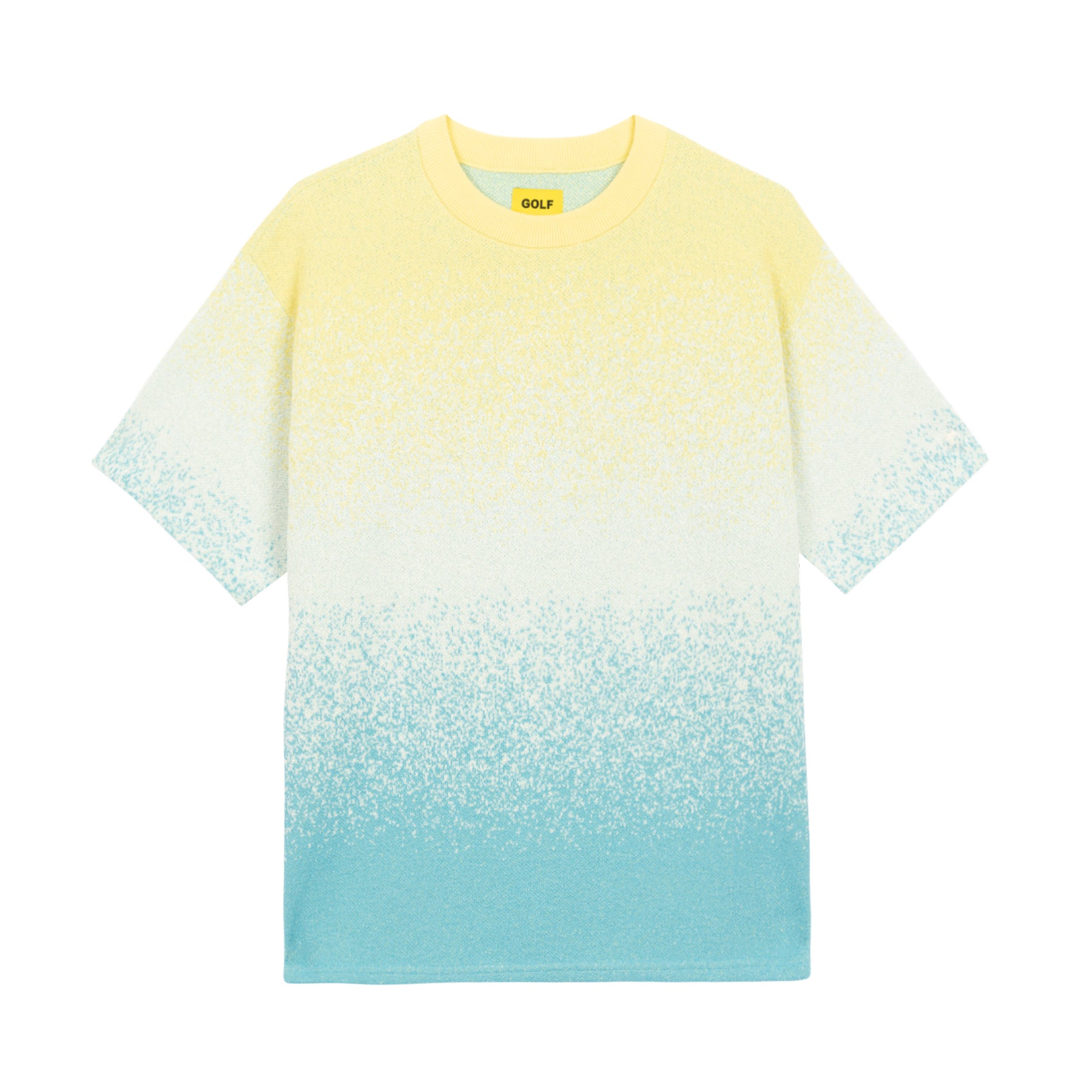 Golf Wang Gradient Terry T-shirt Black Multicolor | PVDCUM135