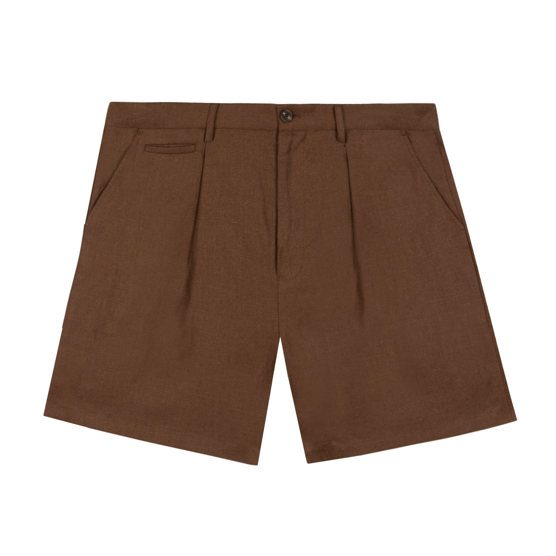 Golf Wang Grand Logo Linen Short Brown | CORAGQ105