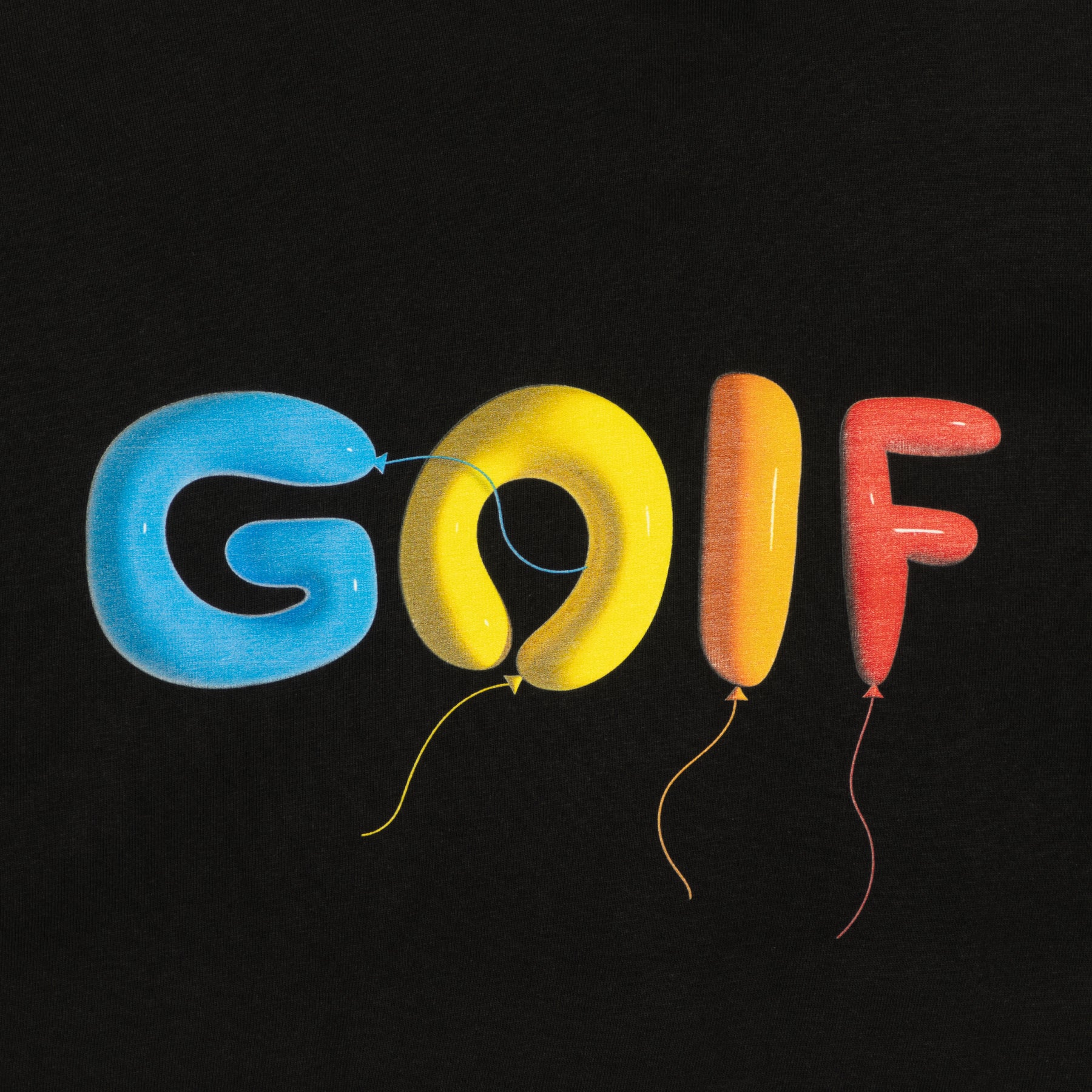 Golf Wang Helium T-shirt Black | XNGZYK268