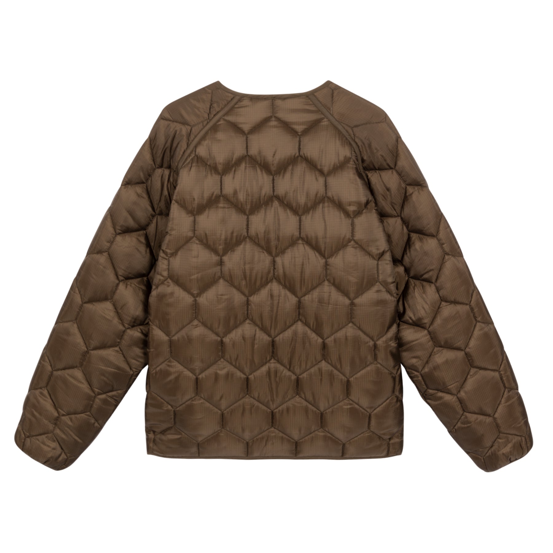 Golf Wang Honeycomb Quilted Jackets Brown | TBDQGH532