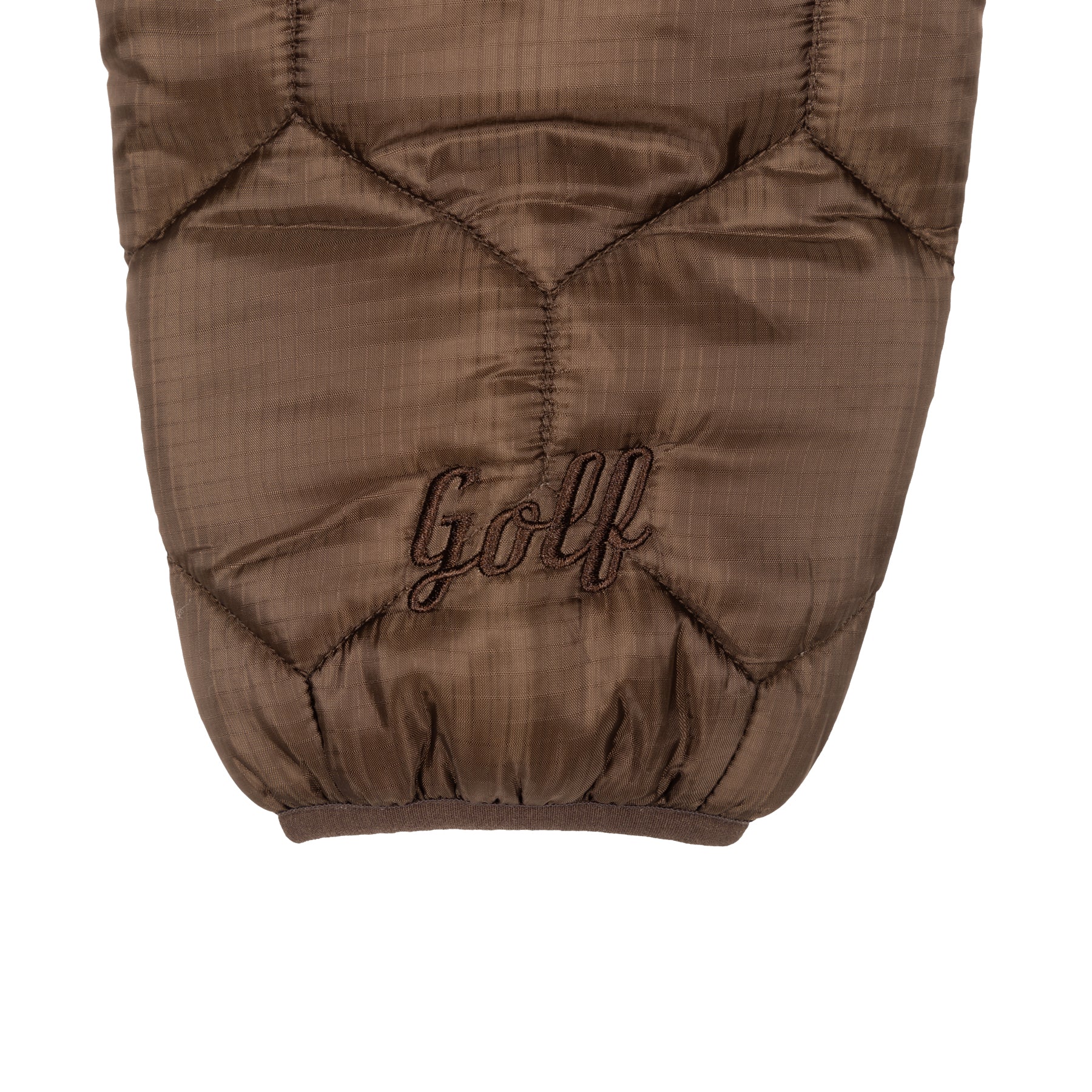 Golf Wang Honeycomb Quilted Jackets Brown | TBDQGH532