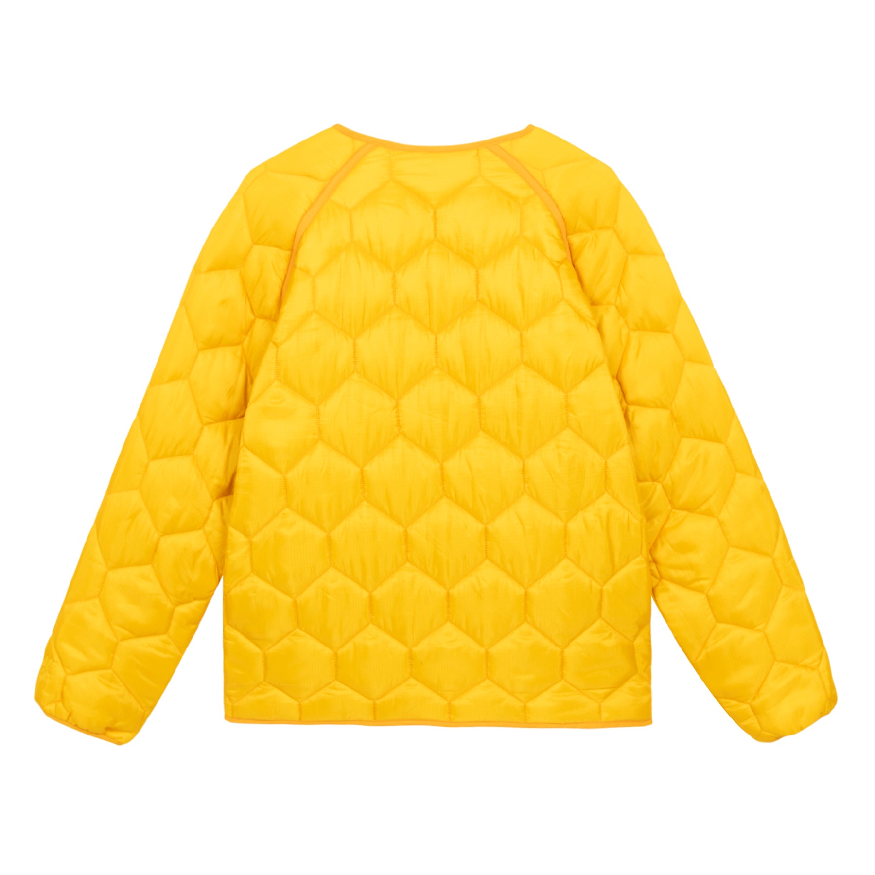 Golf Wang Honeycomb Quilted Jackets Gold | OPFVYT651