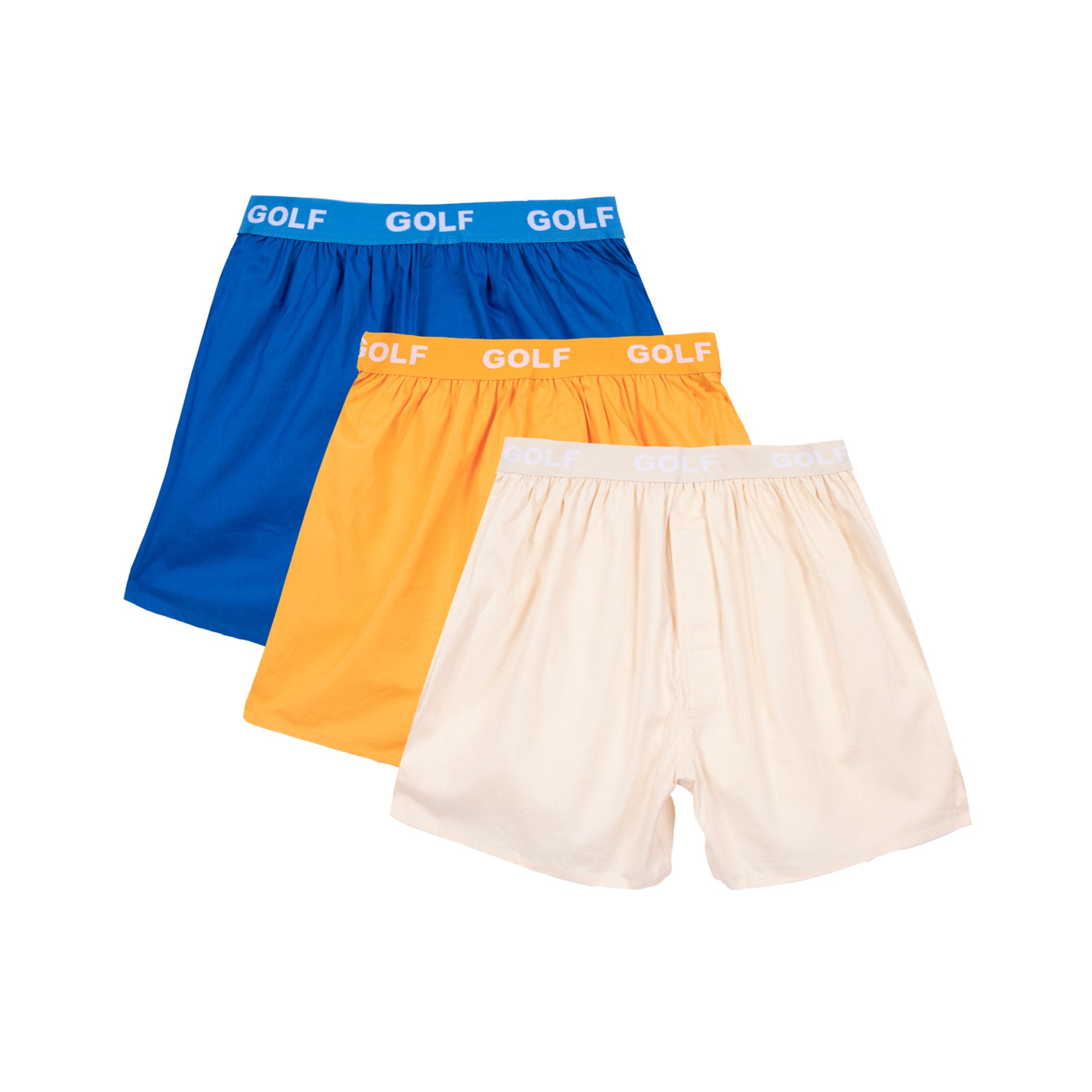 Golf Wang Logo 3pk Boxer Royal Blue | POJQAF086