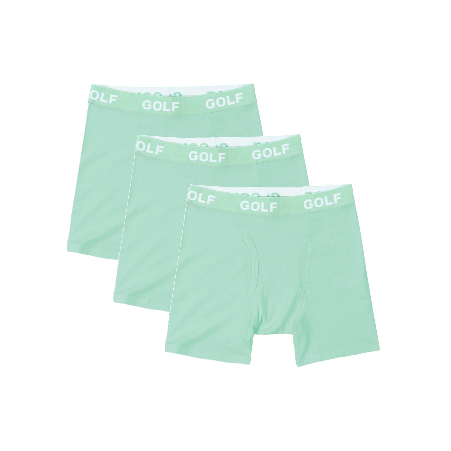 Golf Wang Logo 3pk Briefs Turquoise | YINCAG203