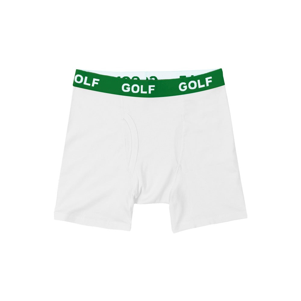 Golf Wang Logo 3pk Briefs White / Green | UBHDTM965