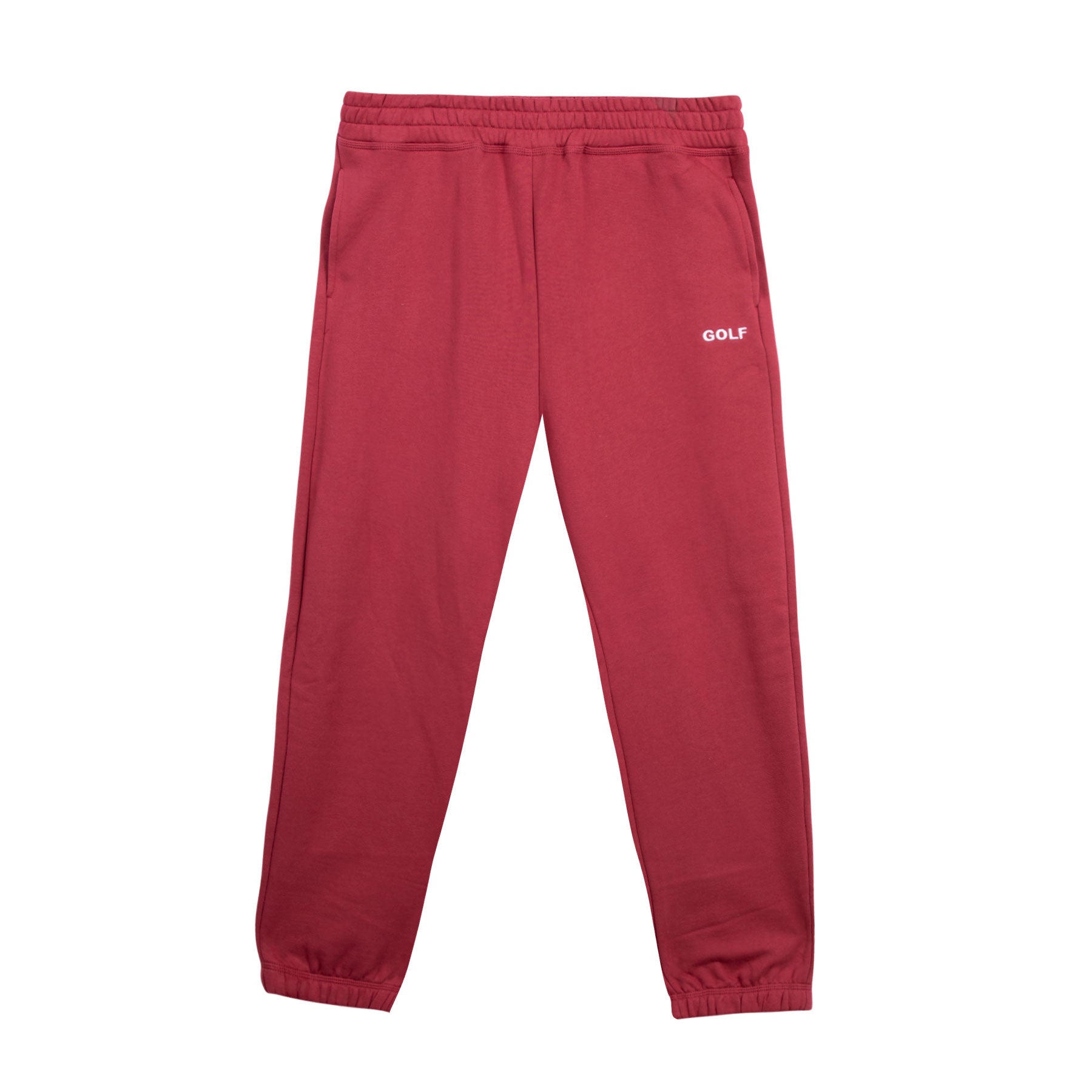 Golf Wang Logo Sweatpants Red | EKVRFU906