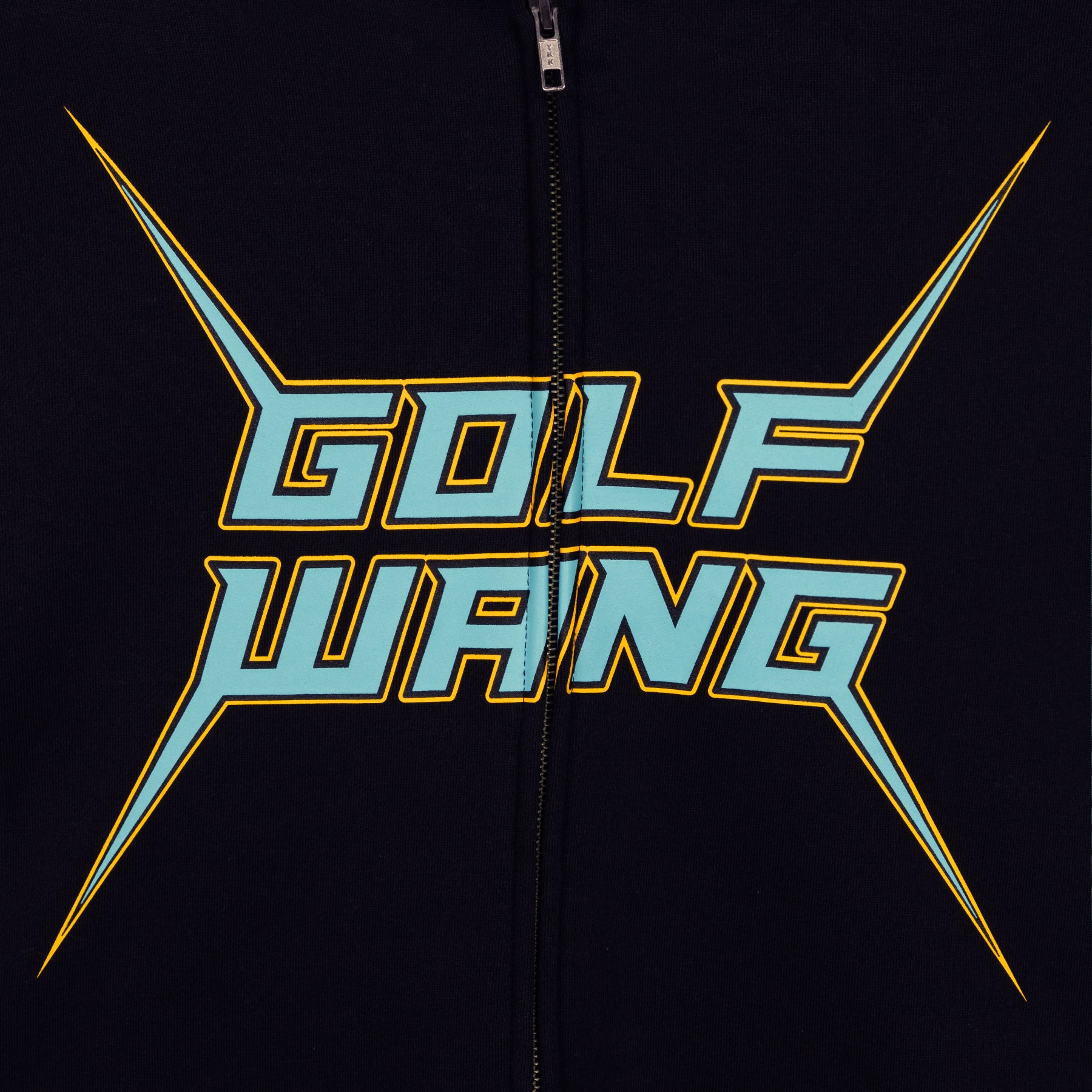 Golf Wang Maddox Zip Up Hoodie Black | KZBWQO879