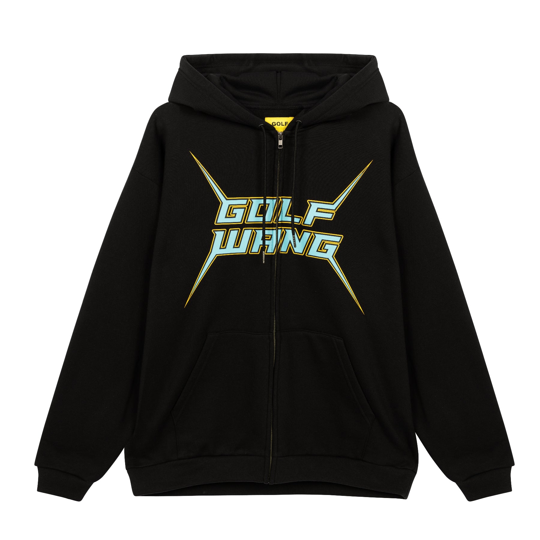 Golf Wang Maddox Zip Up Hoodie Black | KZBWQO879