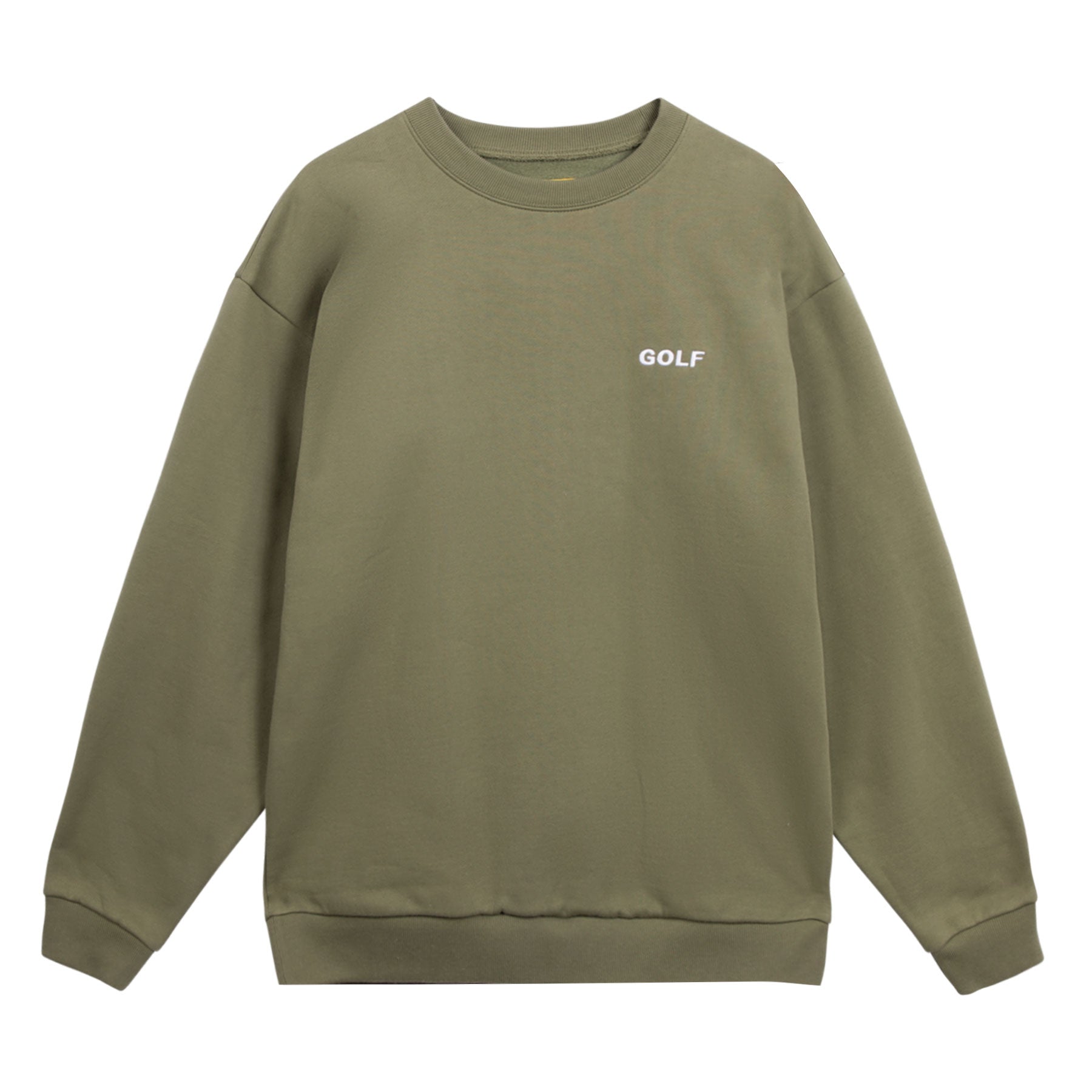 Golf Wang Mini Logo Crew Neck Sweaters Light Grey | JRSZXU031