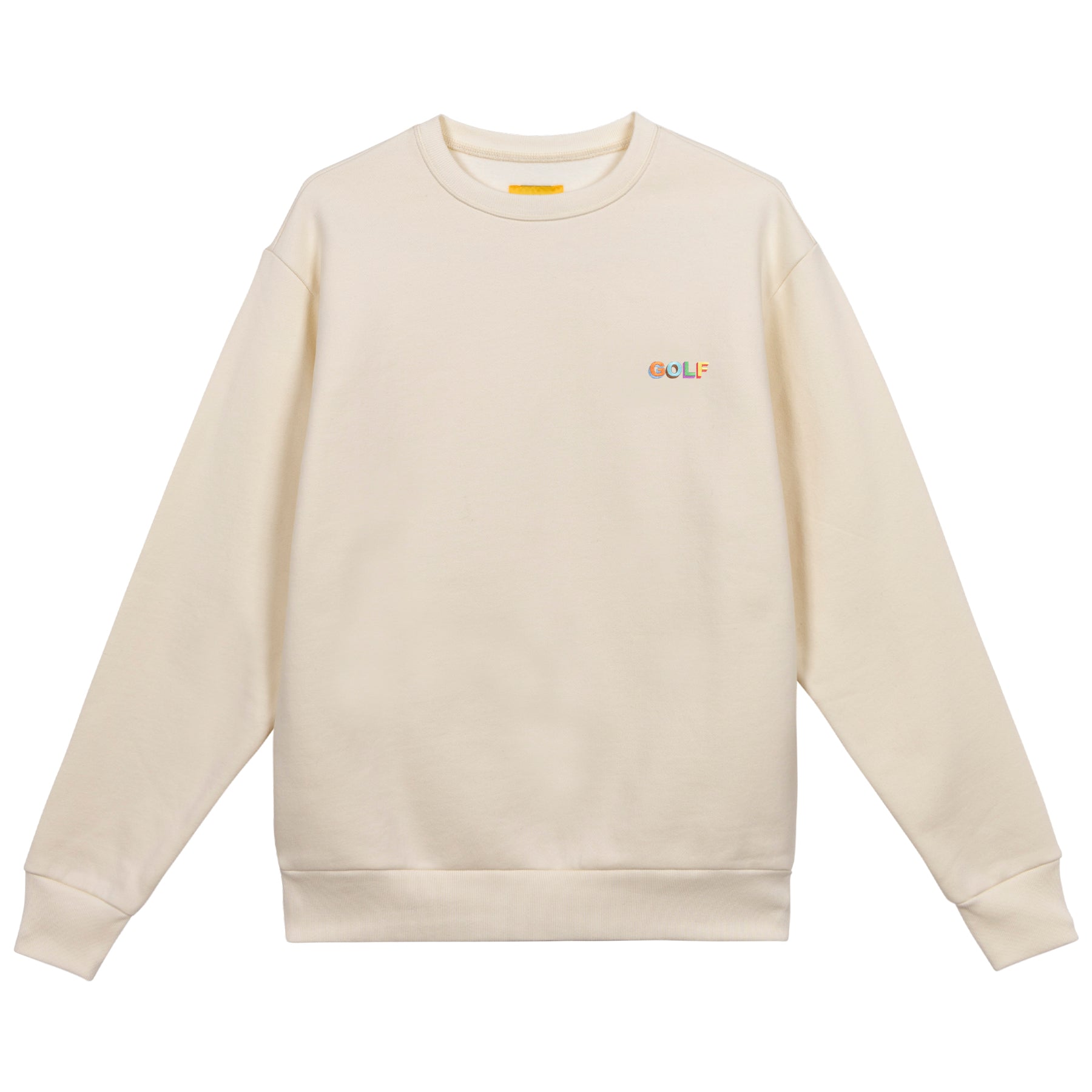 Golf Wang Multi 3d Logo Crew Neck Sweaters Cream | EIASWH420