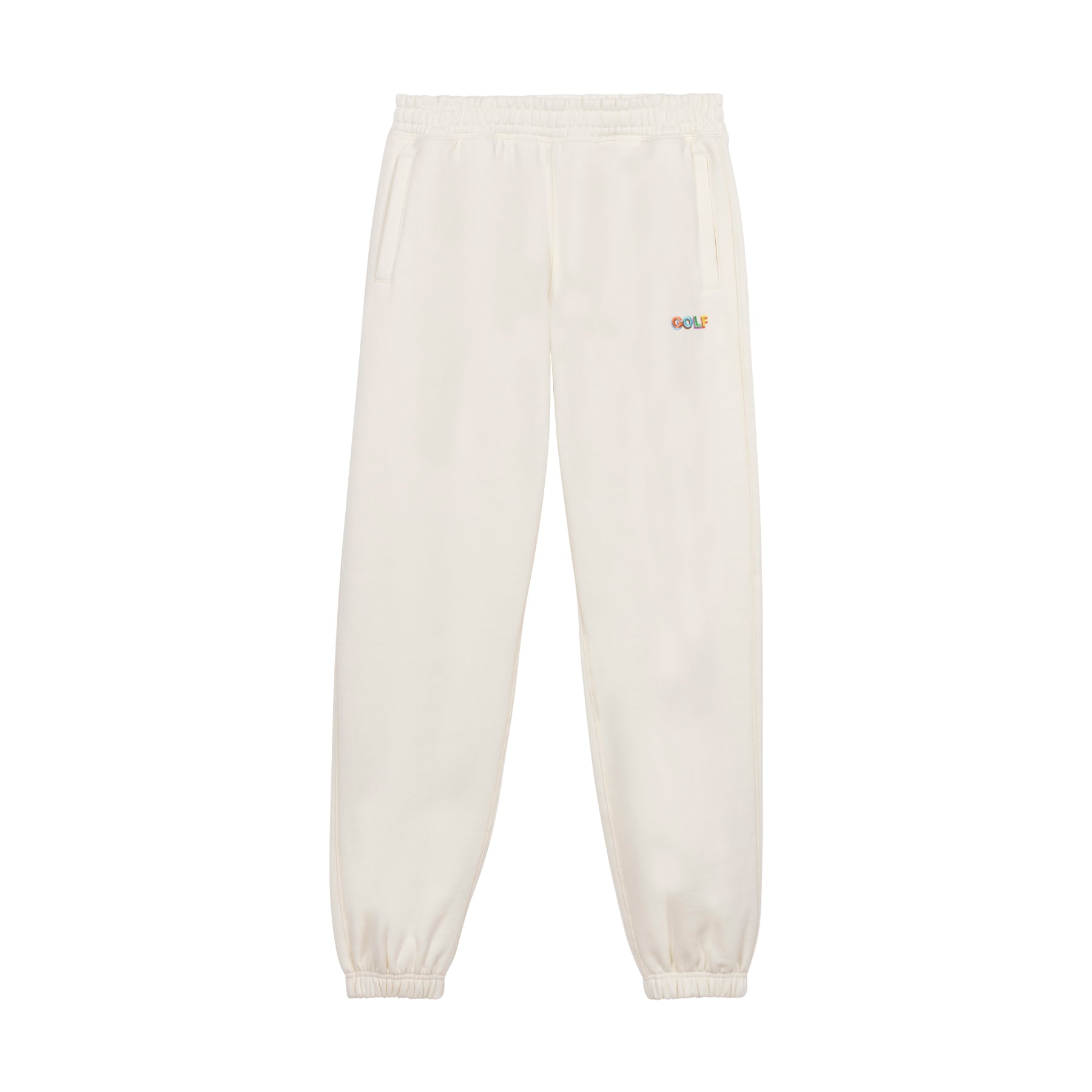 Golf Wang Multi 3d Logo Sweatpants Cream | PICGHT083