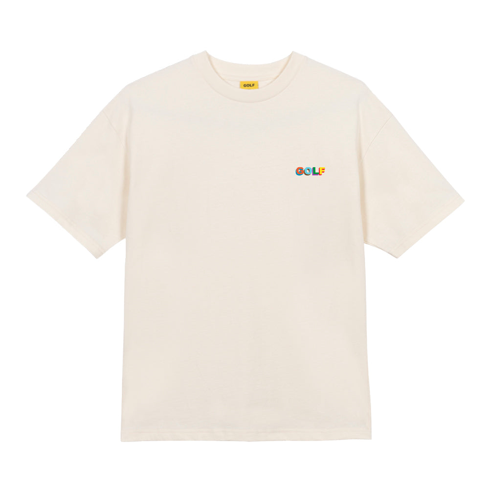 Golf Wang Multi 3d Small Logo T-shirt Cream | ABVCFM431