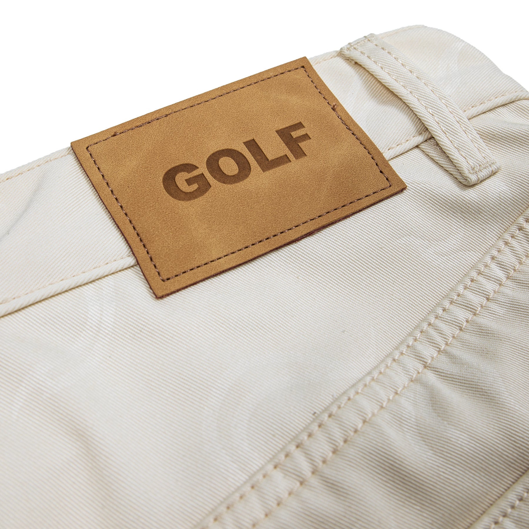 Golf Wang Rambler Flame Pants Cream | EBLIUH635