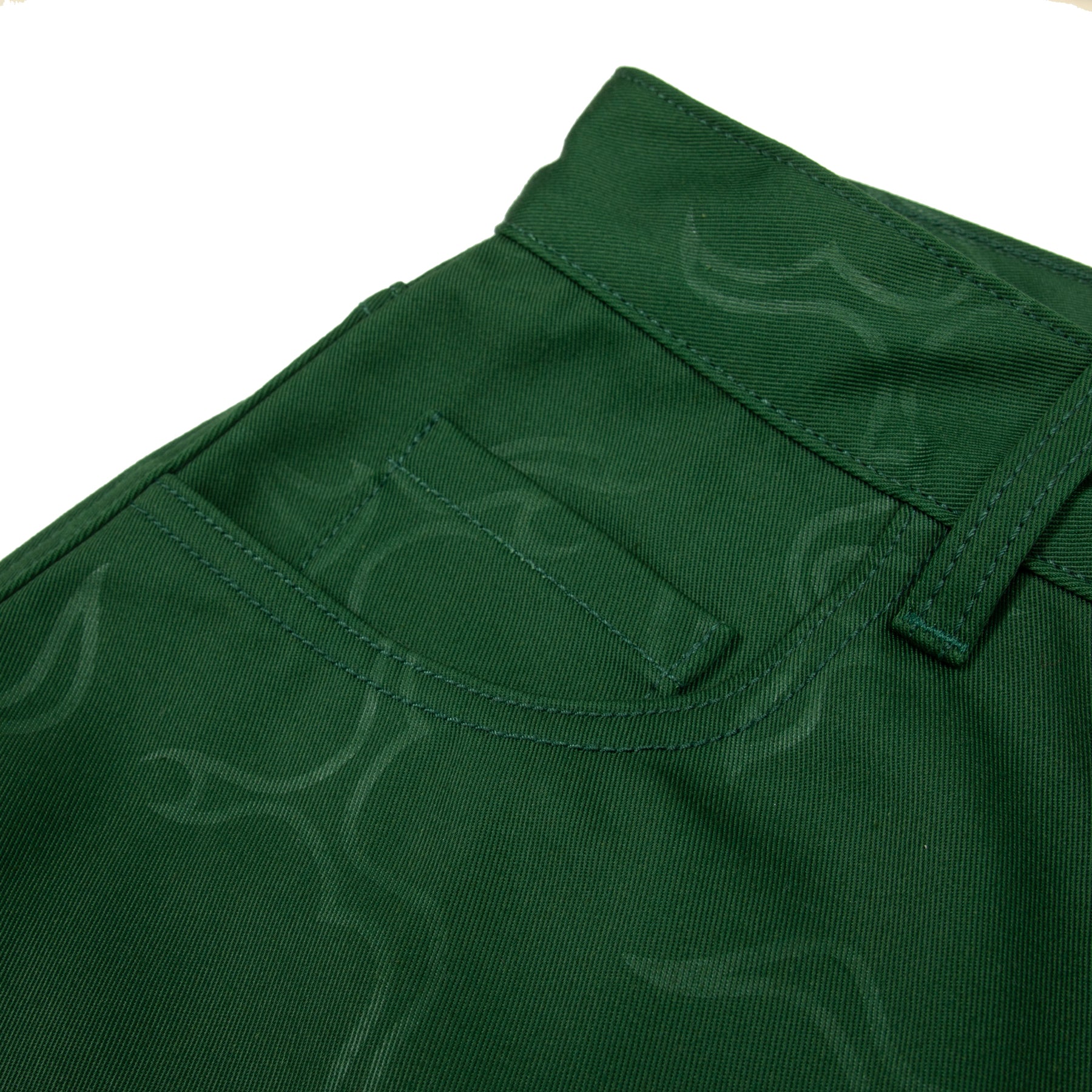 Golf Wang Rambler Flame Pants Dark Green | OTXQFK245