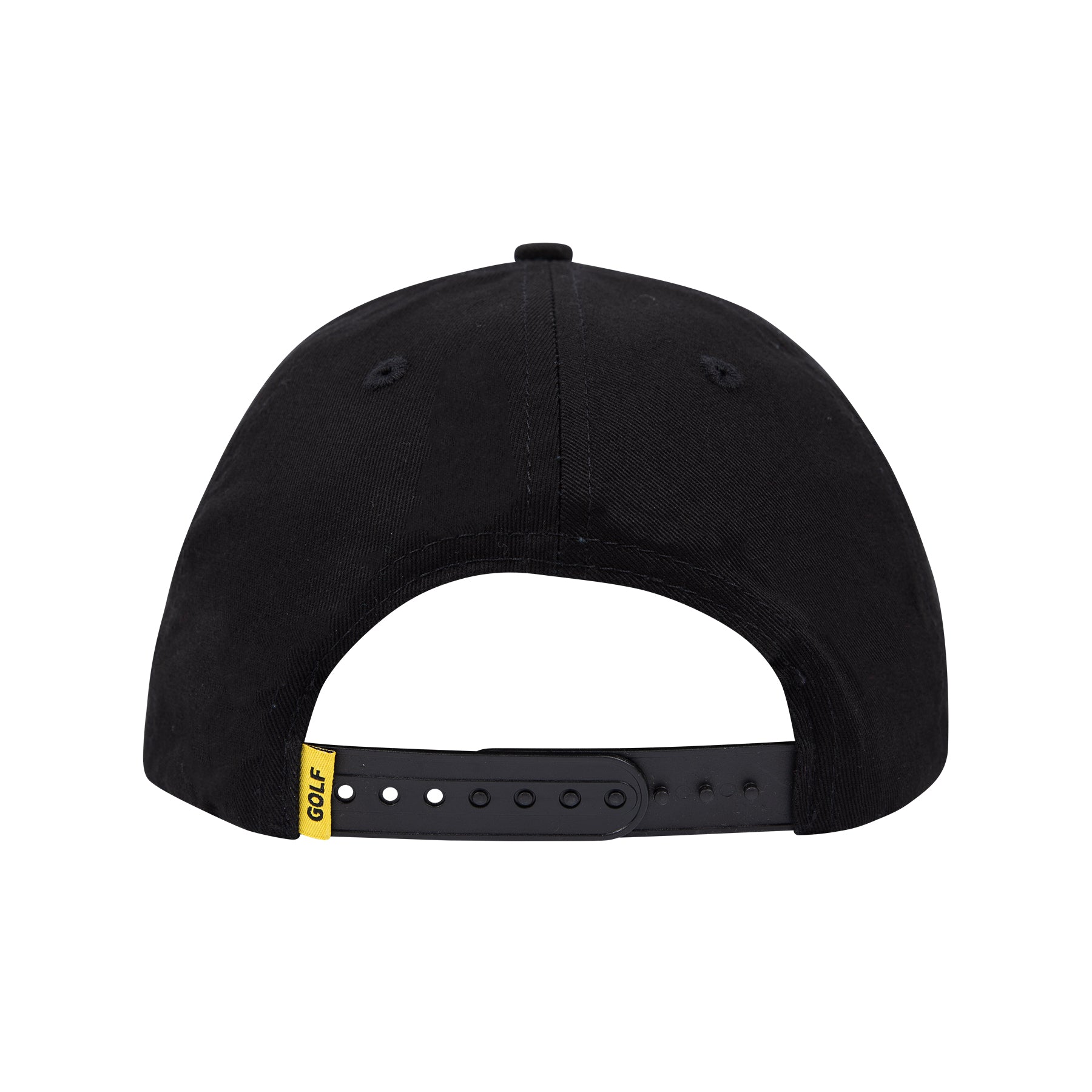 Golf Wang Ricochet 5 Panel Hat Black | WCVHAS729