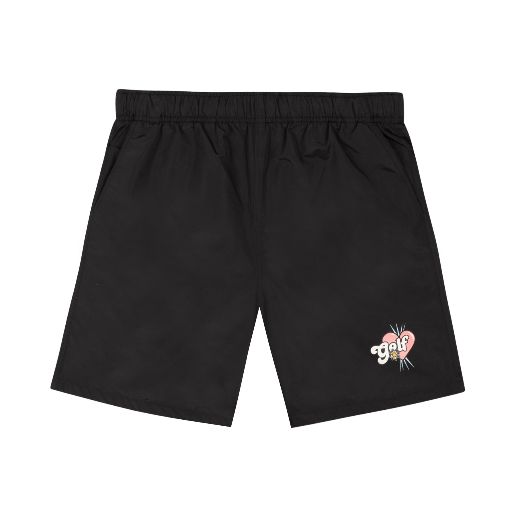 Golf Wang Romeo Water Short Black | FALDJH346