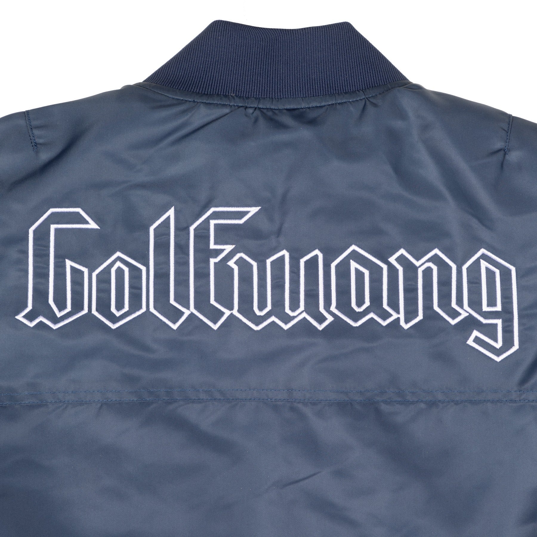 Golf Wang Spray Camo Reversible Bomber Jacket Navy Multicolor | IFHSPW278