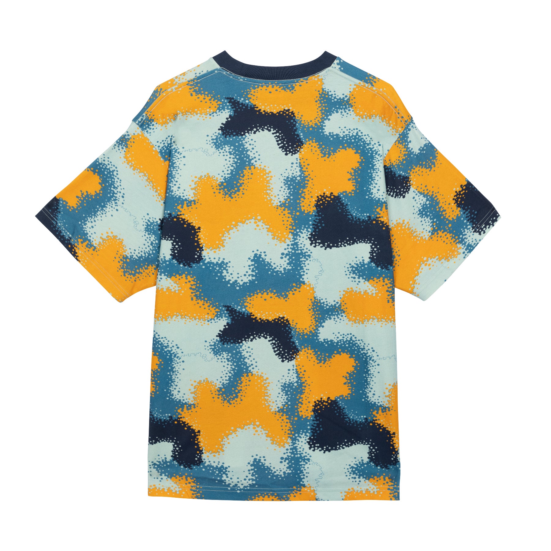 Golf Wang Spray Camo T-shirt Navy Multicolor | RSUJXN064