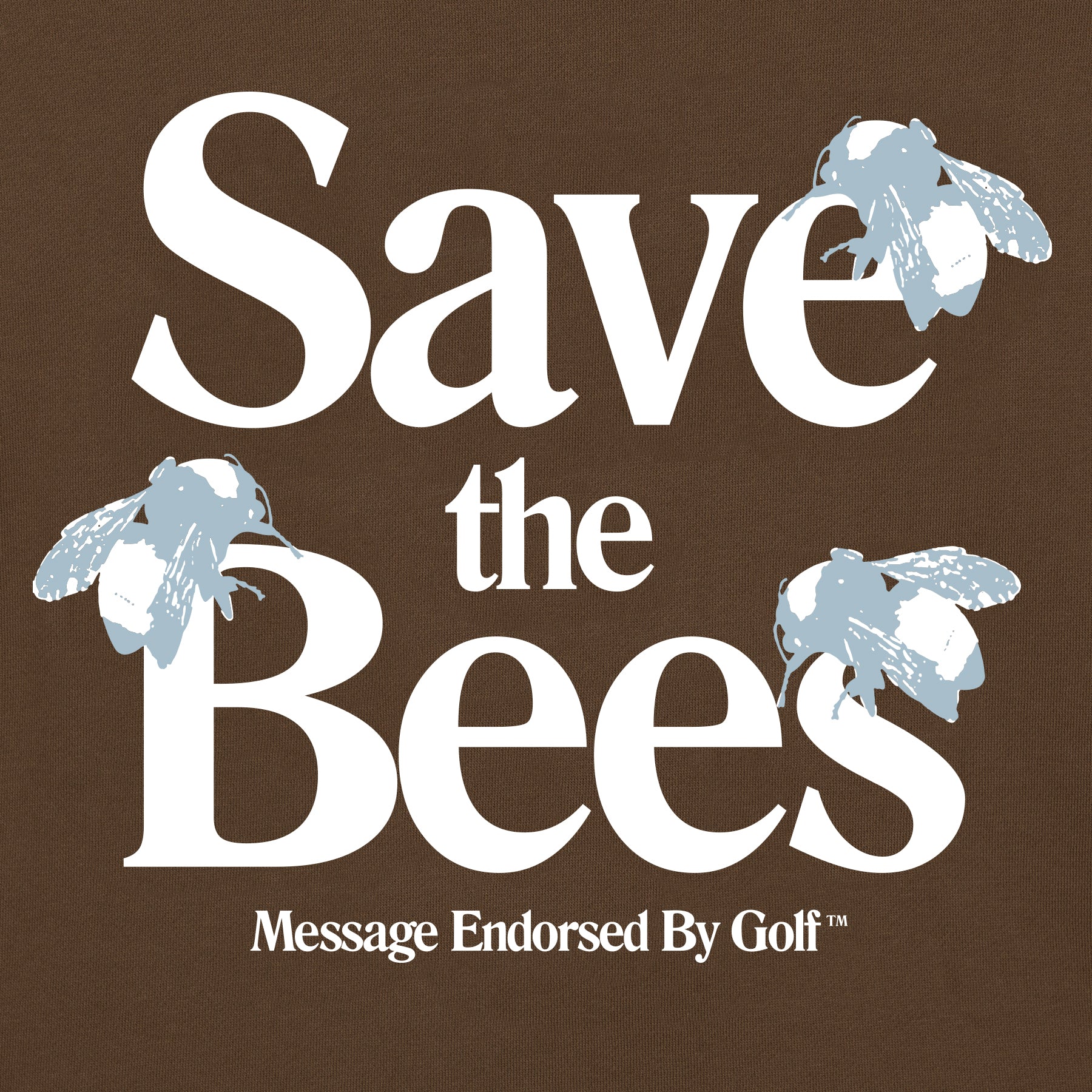 Golf Wang Ss24 Save The Bees T-shirt Brown | MXBUWJ514