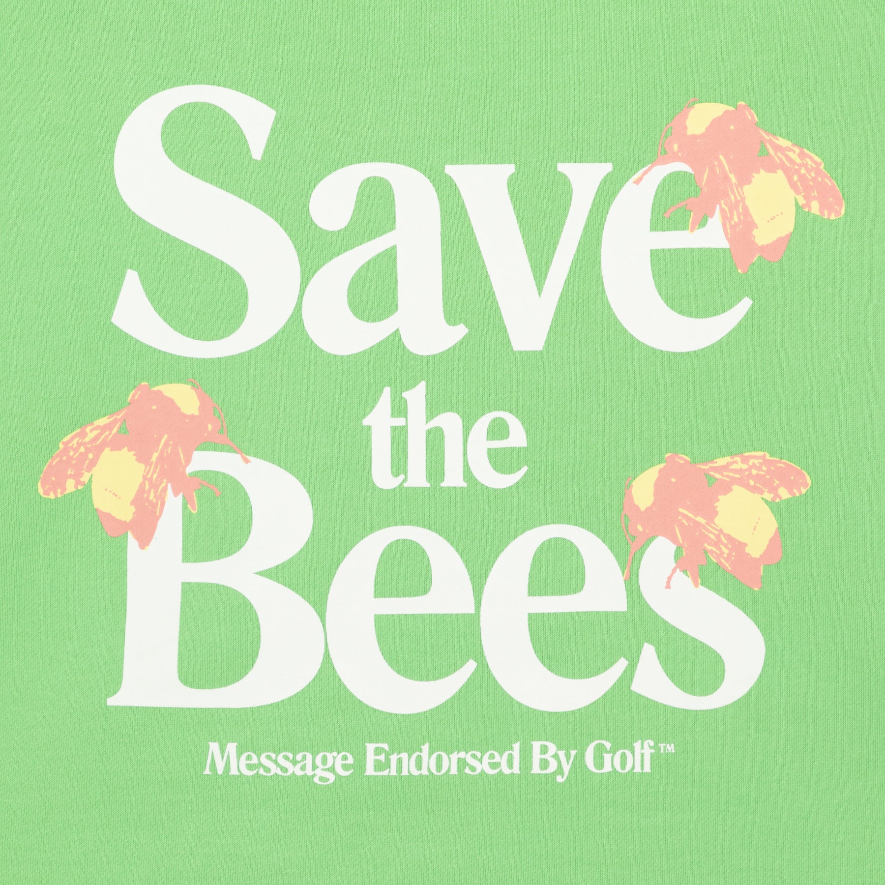 Golf Wang Ss24 Save The Bees T-shirt Light Green | UZOBYS286