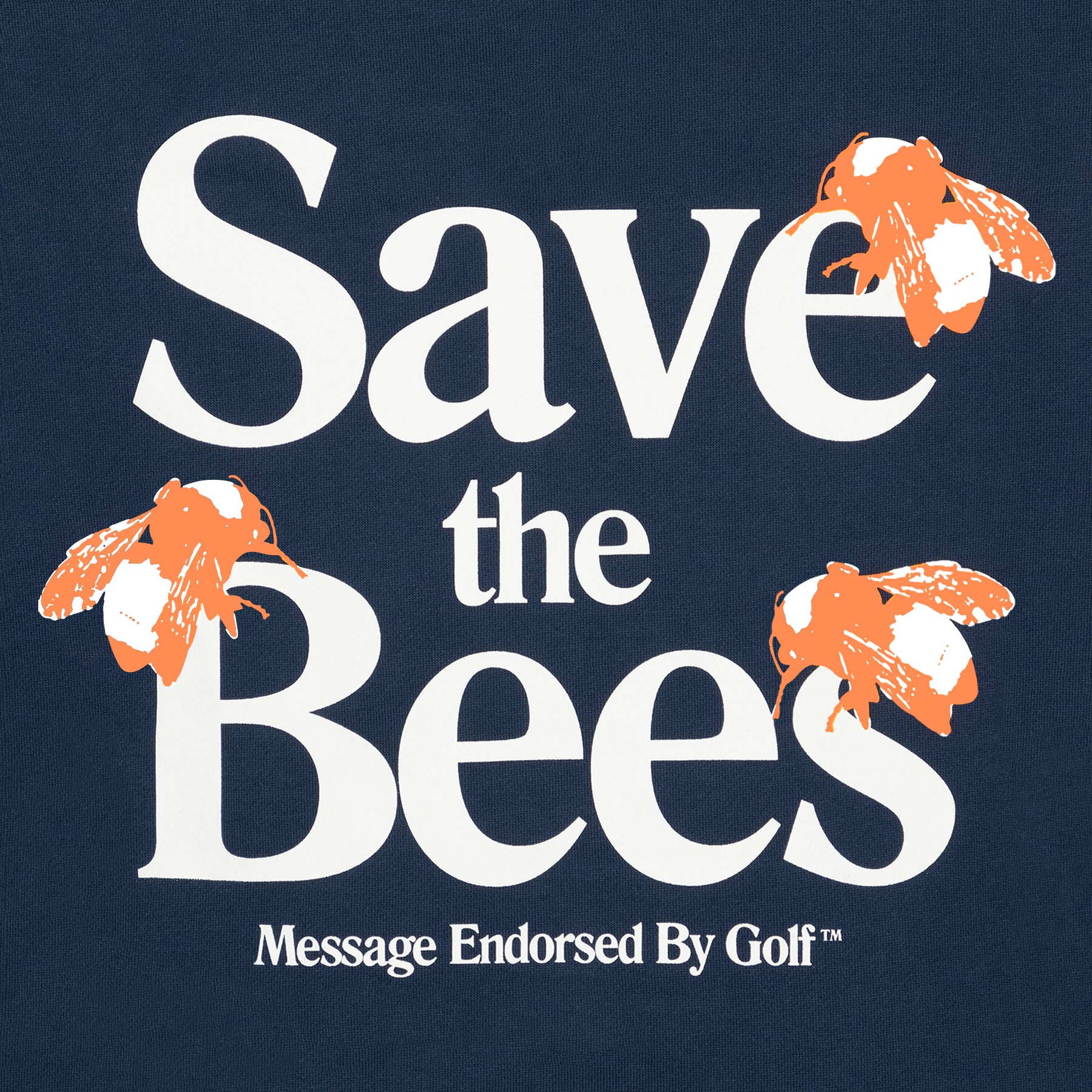 Golf Wang Ss24 Save The Bees T-shirt Navy | MCIKZJ630