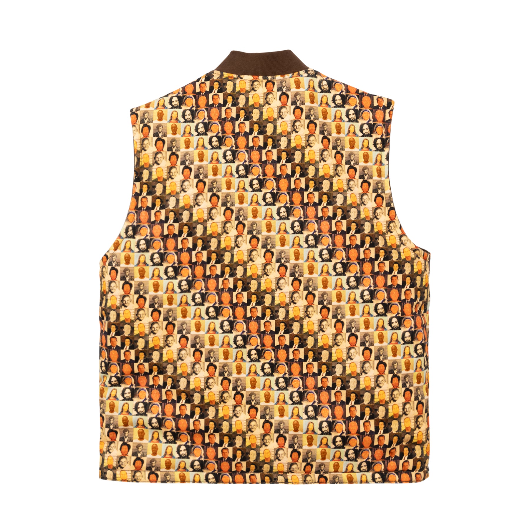 Golf Wang Tribute Reversible Vest Brown Multicolor | EXOKSR905