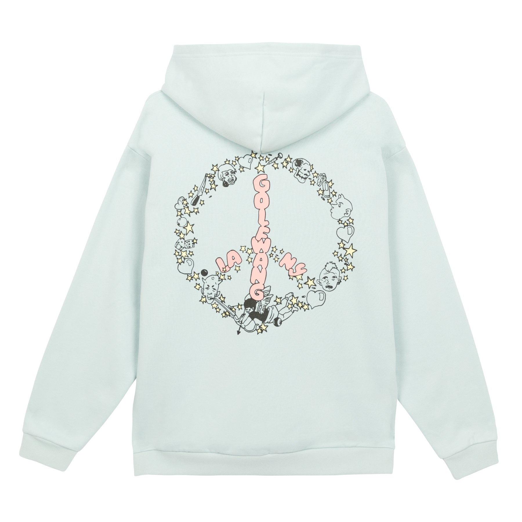 Golf Wang Unity Hoodie Light Blue | ZYEUDO317