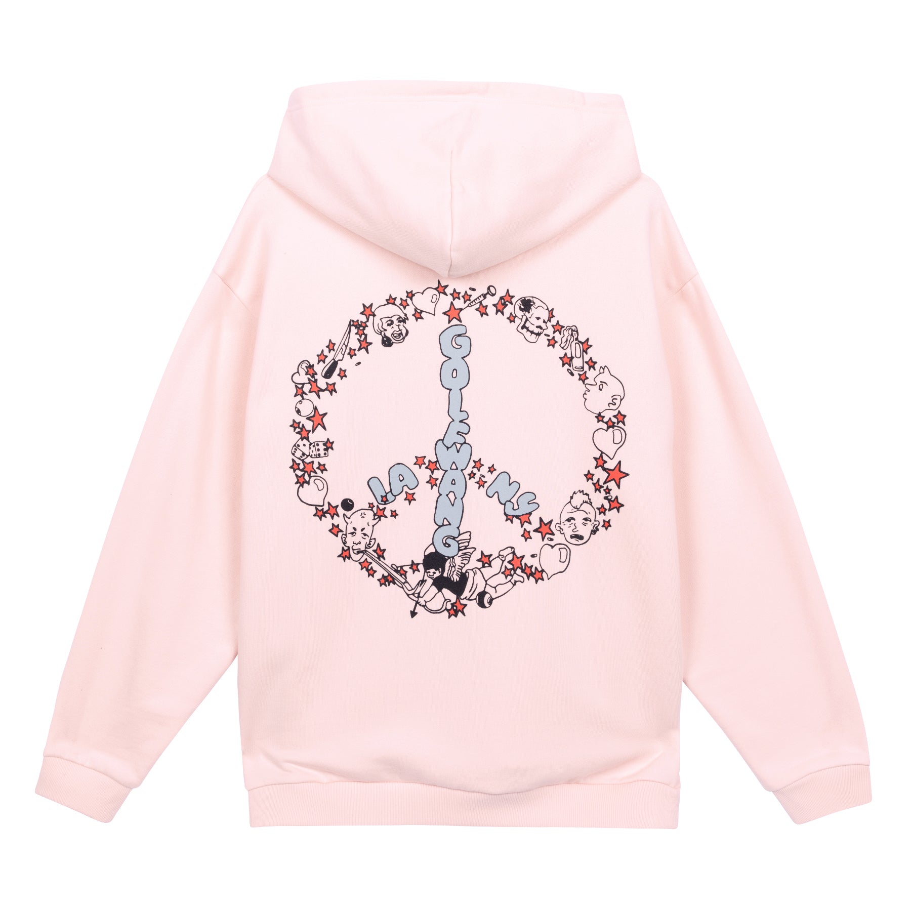 Golf Wang Unity Hoodie Light Pink | RGZSOJ571