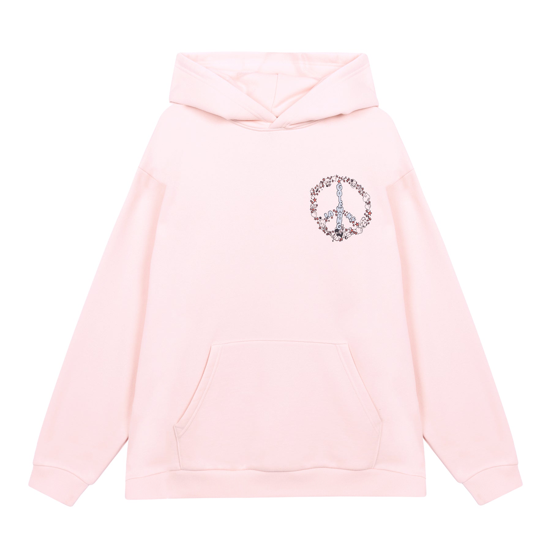 Golf Wang Unity Hoodie Light Pink | RGZSOJ571